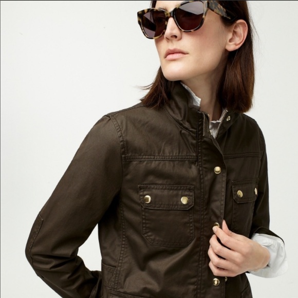 J. Crew Jackets & Blazers - J. Crew Small Downtown Field Jacket in Mossy Green